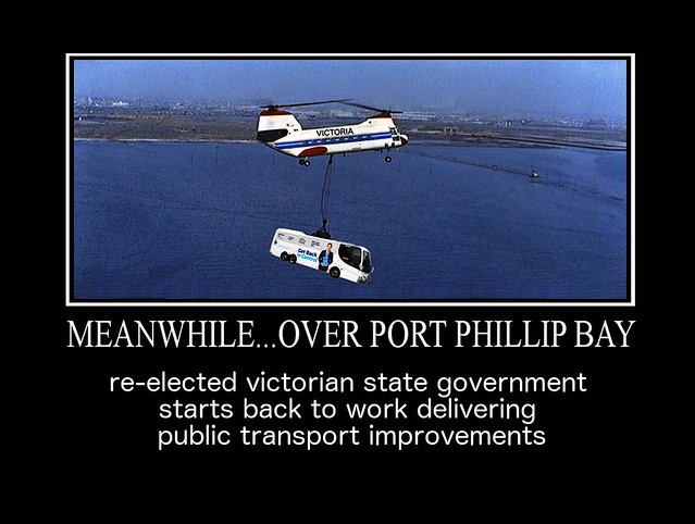 MEANWHILE...OVER PORT PHILLIP BAY