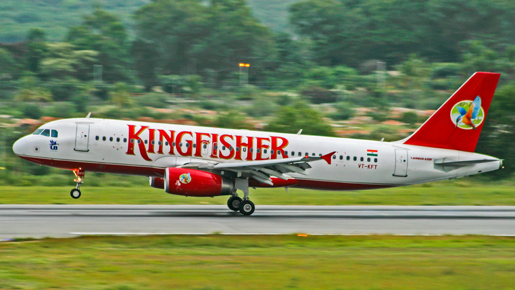 Kingfisher Airbus A320 VT-KFT Bangalore (VOBG)
