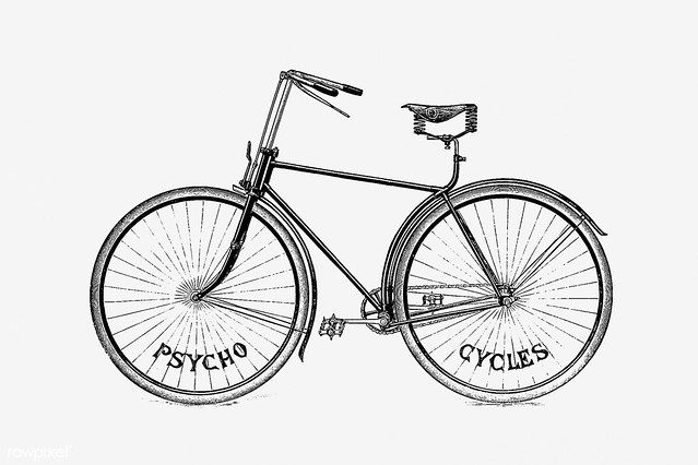 Bicycle in vintage style