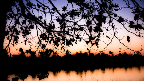 sunset tramonto soft silhouette water reflection parco trucca goldenhour oradoro park