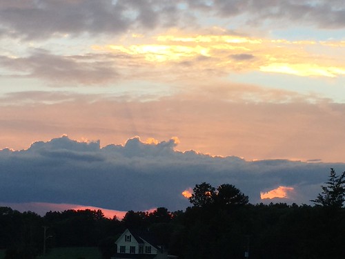 Sunset in West Bridgewater by ScruffyNerf,