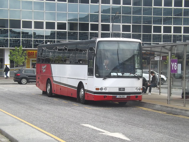 Chapel End Coaches bodied Van Hool bodied Volvo C6CEC at Milton Keynes Central on rail replacement work, 26/06/2015.