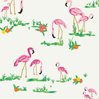 WPA-54502 Flamingo Field Pearl