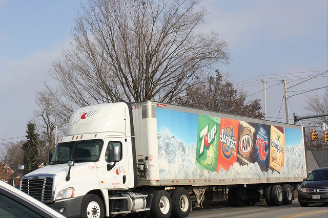 7-up delivery truck