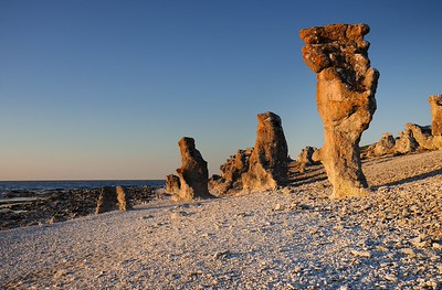 Raukgebiet Langhammars, Fårö/Gotland, Schweden