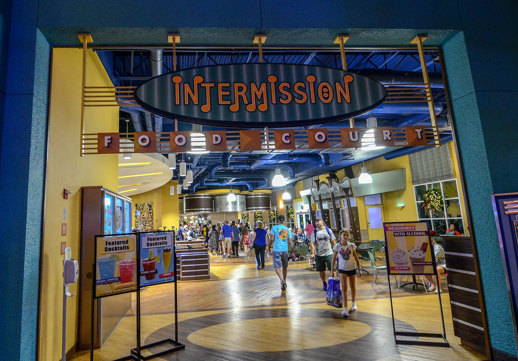 Intermission Food Court sign All Star Music