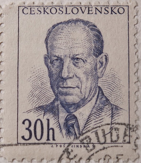 Czechoslovakia Stamp: President Zapotocky (1953-56)