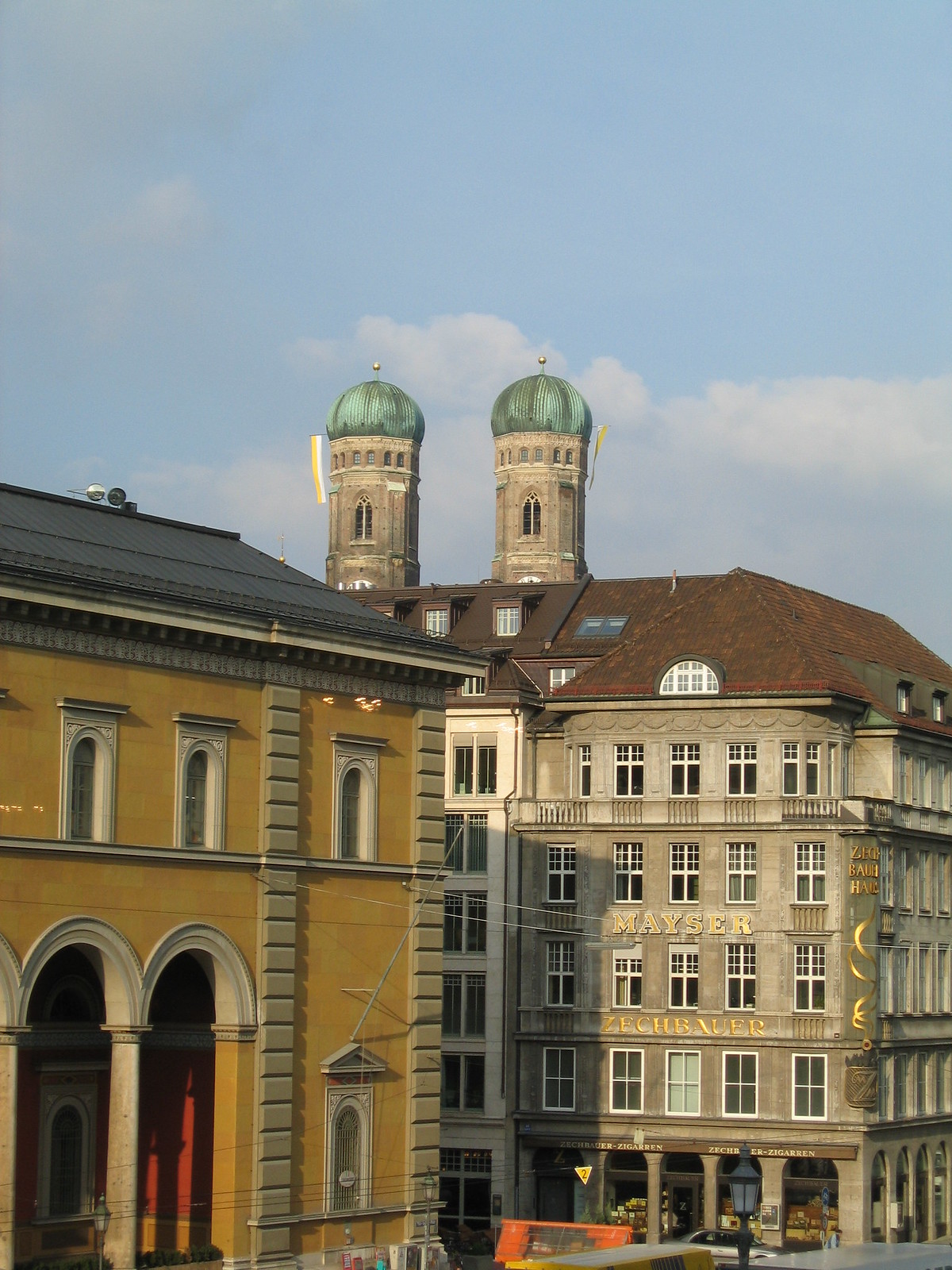 5 Frauenkirche views from Munich Opera