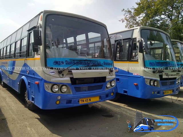#EXCLUSIVE😎 #TNSTC #Coimbatore 🚌🚍Next Batch of Brand New TNSTC Newbies were waiting at #POLLACHI_BBU for Registration and Inaugural!🏁  #New_Feature: Wheel Arch Blue LED Lights (#Note: All Buses in pics were allot