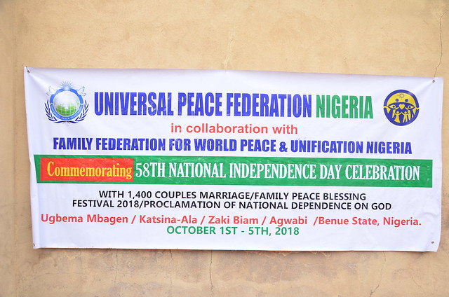 Nigeria-2018-10-05-Peace Blessing Extended to 1,455 Couples in Benue State, Nigeria