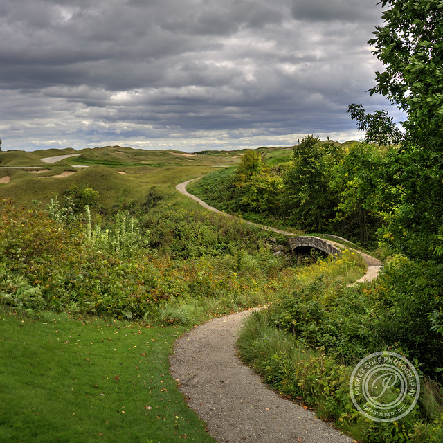 Trail to #1 at Whistling Straits