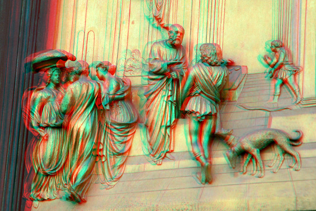 Doors of the  Battistero Florence 3D