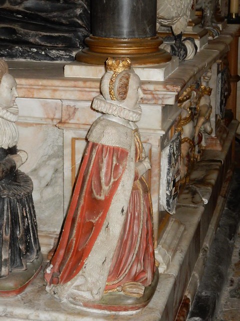 Lettice Knollys Knollys tomb, Rotherfield Greys church, Shiplake to Henley