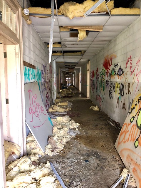 Hallway, Log Cabin Association Elementary School, Barkers Creek, NC