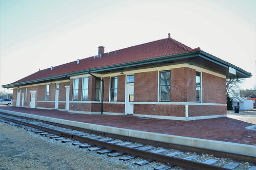 railroad depot station kansas butlercounty stlouissanfranciscorailway frisco augustakansas 1910