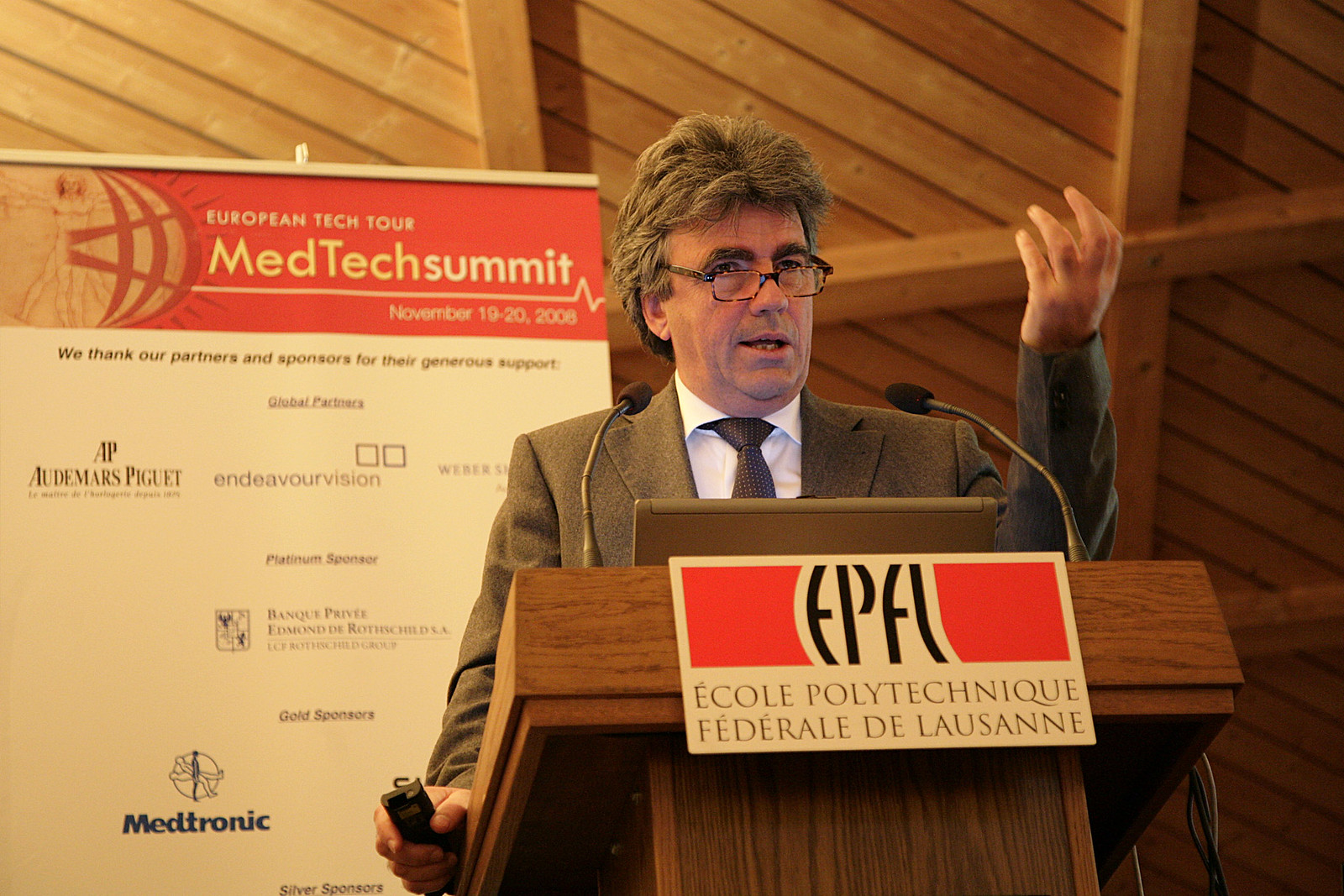 5 Patrick Aebischer of EPFL speech