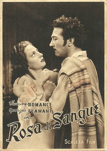 Viviane Romance and Georges Flamant in Rosa di sangue (1940)