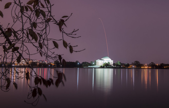 Antares Seen from Washington D.C. Tidal Basin