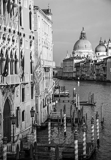Venetian view (B&W)