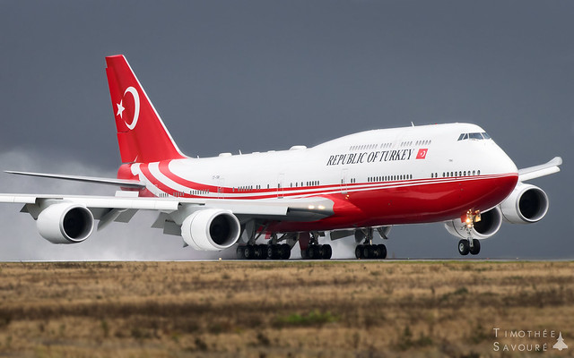 CDG | Republic of Turkey Boeing 747-8