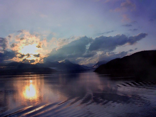 Sunset in Alaska...