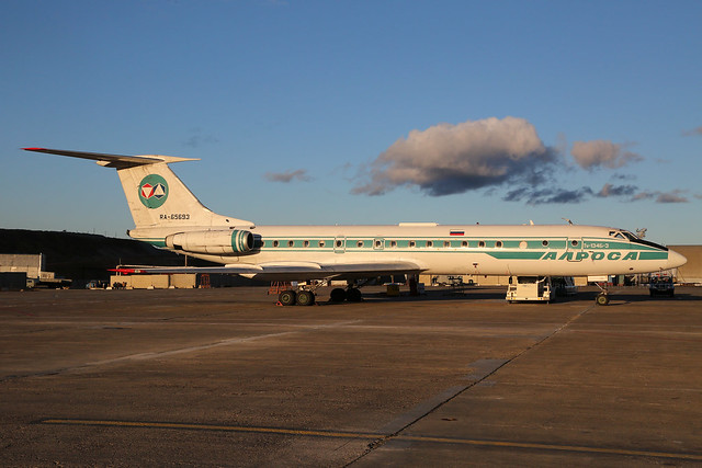 RA-65693, Tu-134,Alrosa Aviation, Mirny