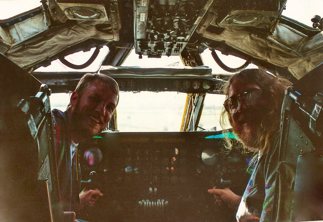 Ian and Bill enjoy the Castle Air Museum's B-52D