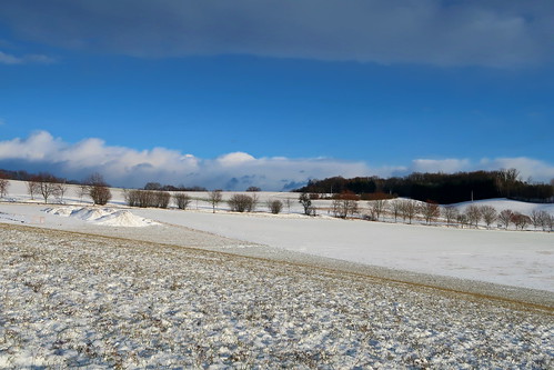 winter landscape sky blue trees kostelecnadorlicí czech republic canonpowershotg7xmarkii snow bluesky clouds field