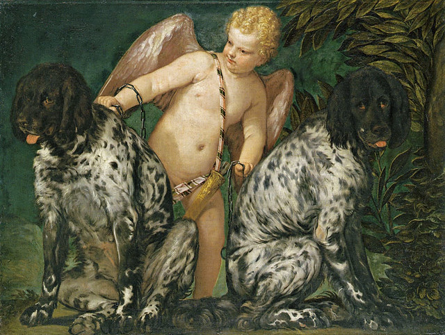 Paolo Veronese, Amor mit zwei Hunden - Cupid with two dogs