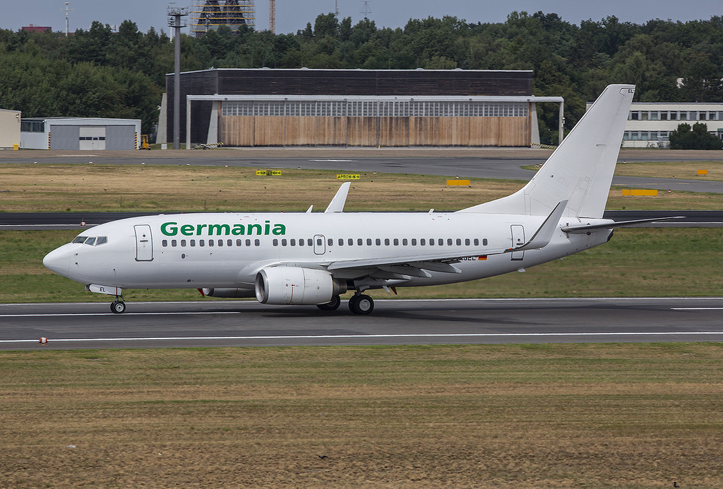 D-AGEL, Boeing 737-75B Germania @ Berlin-Tegel TXL EDDT