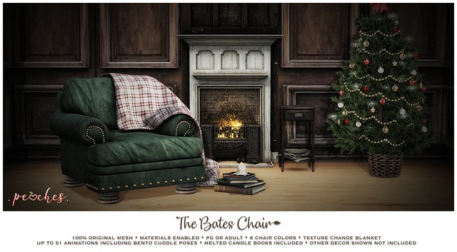 .peaches. The Bates Chair - Coming to Uber 12/25