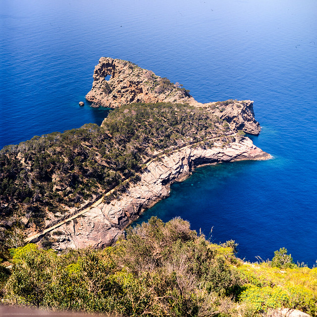 Mallorcan coast near Deià