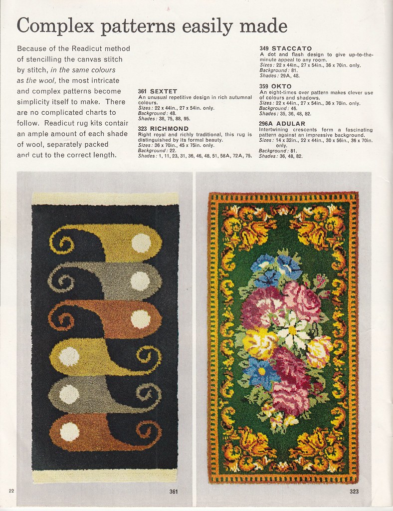 Readicut Book of Rugs 34 - 1964 | Vol 64 from the now defunc… | Flickr