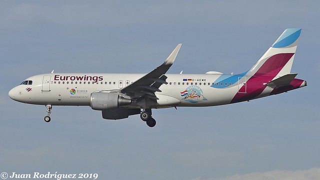 D-AEWK - Eurowings - Airbus A320-214(WL) - PM/LEPA