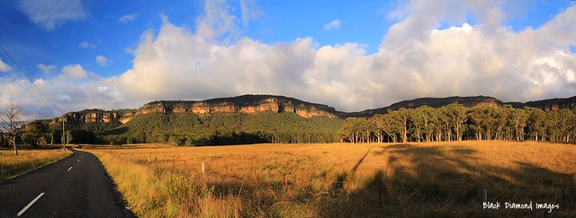 Megalong Valley Looking to Hydro Majestic Hotel at Medlow Bath, Blue Mountains, NSW