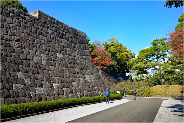 Ancient walls - Edo Castle-Imperial Palace - Tokyo, Japan