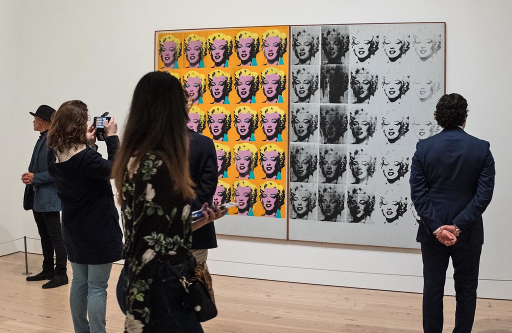 Andy Warhol, Marilyn Diptych (1962) at the Whitney Museum of Modern Art ...