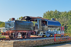 Locomotive at Entrance to Kentucky Railway Museum