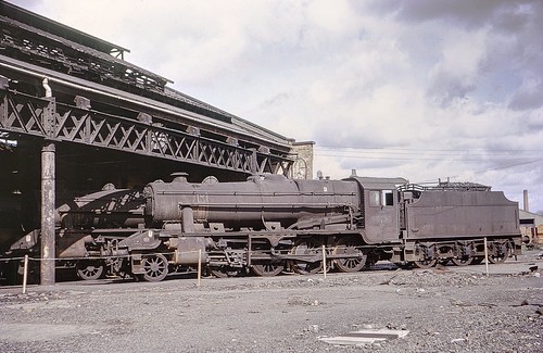48254 with Fowler tender on Burton on trent MPD 11th April… | Flickr