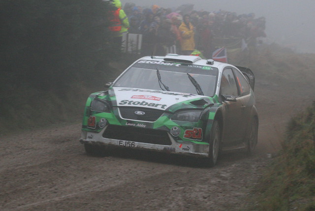 focus wrc  latvala From the archive .. 2007 rally GB wales