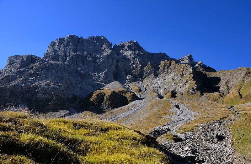 20180930-030F | Der Kratzer (2428 m) in den Allgäuer Alpen. Allgäu, 30.09.2018