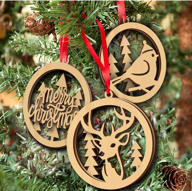 46249041952 4827625dee c - This Christmas Decorate Home with Wooden Christmas Tree & Ornaments