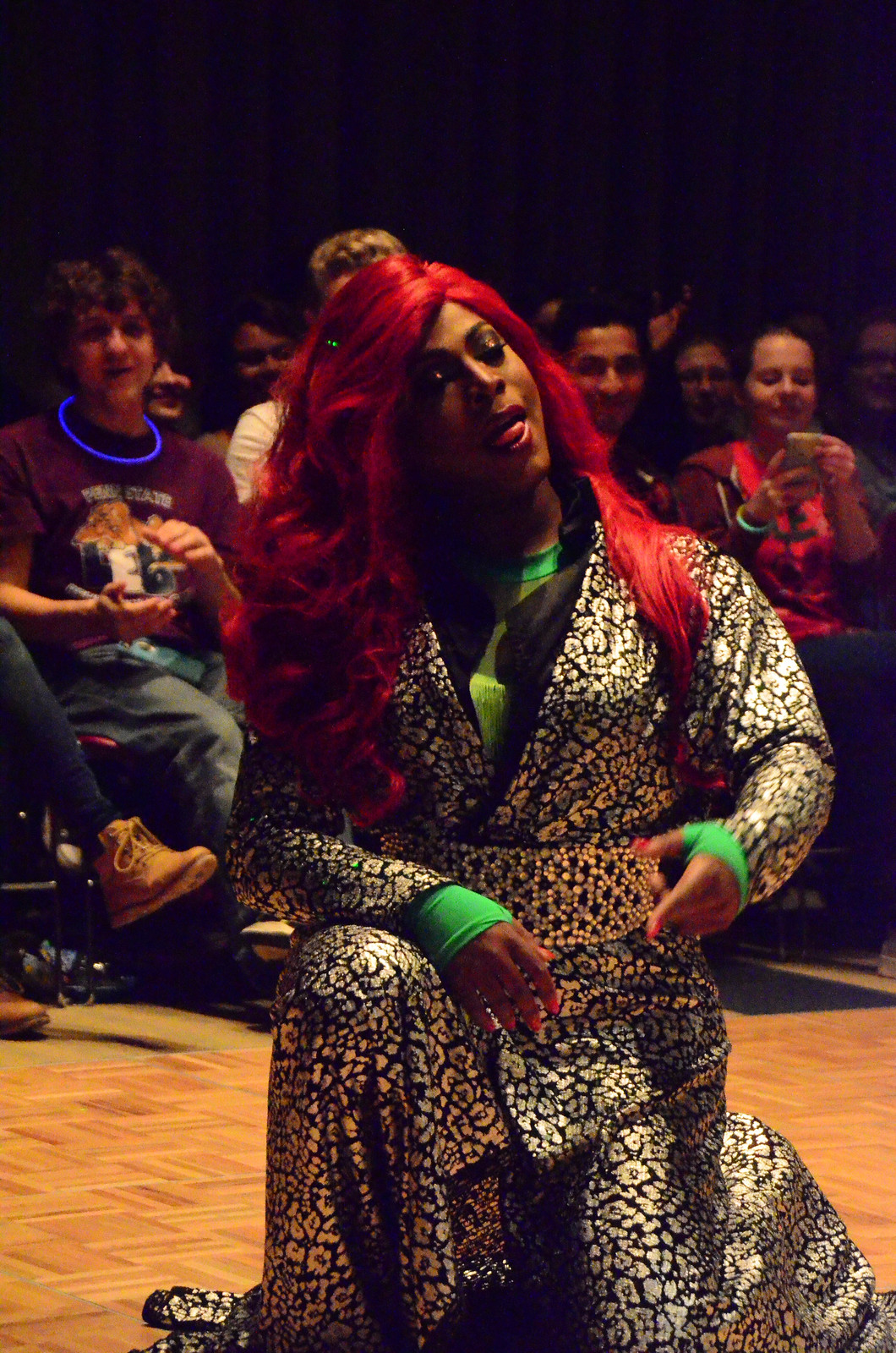 On November 2, 2016, Trigon, Penn State Univerosty-Behrend's LGBTQ student group, again held their annual Drag Show in the Reed Union Building. Thev event was very well attended and there was also an amateur drag competition.