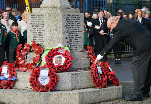 WW1 Centenary of Remembrance, Stechford, Birmingham, England UK