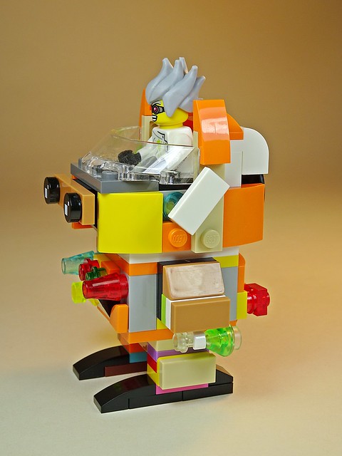 LEGO – 41597 – Brickheadz – Go Brick Me Set – Mad Science Robot – 2