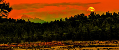 super moonrise sunset coconino county arizona williams jct colors clouds jesus creation