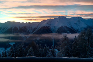 Before sunrise in the alps
