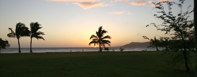 Sunset at Fort Morgan Cay