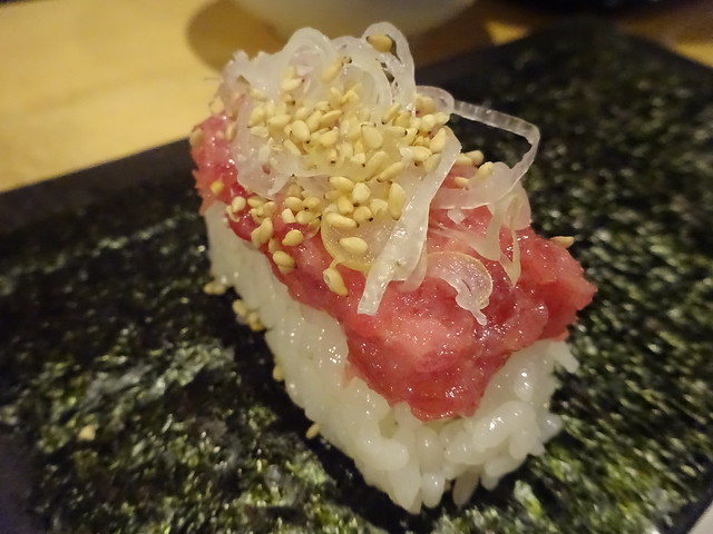 Negi-Toro Sushi @Ginza Banya, Tokyo