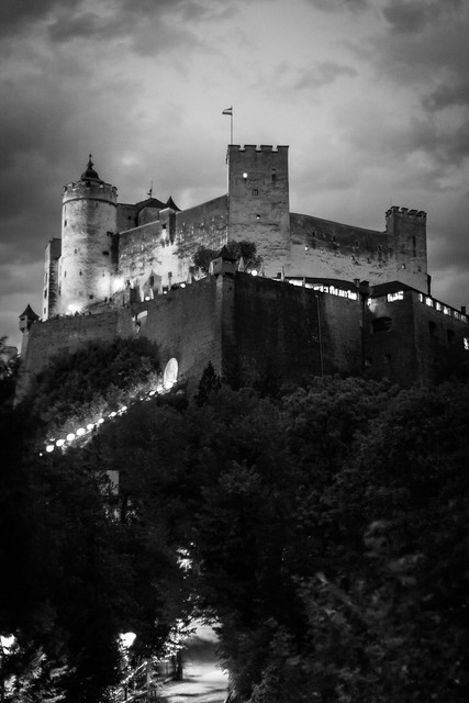 castle by night